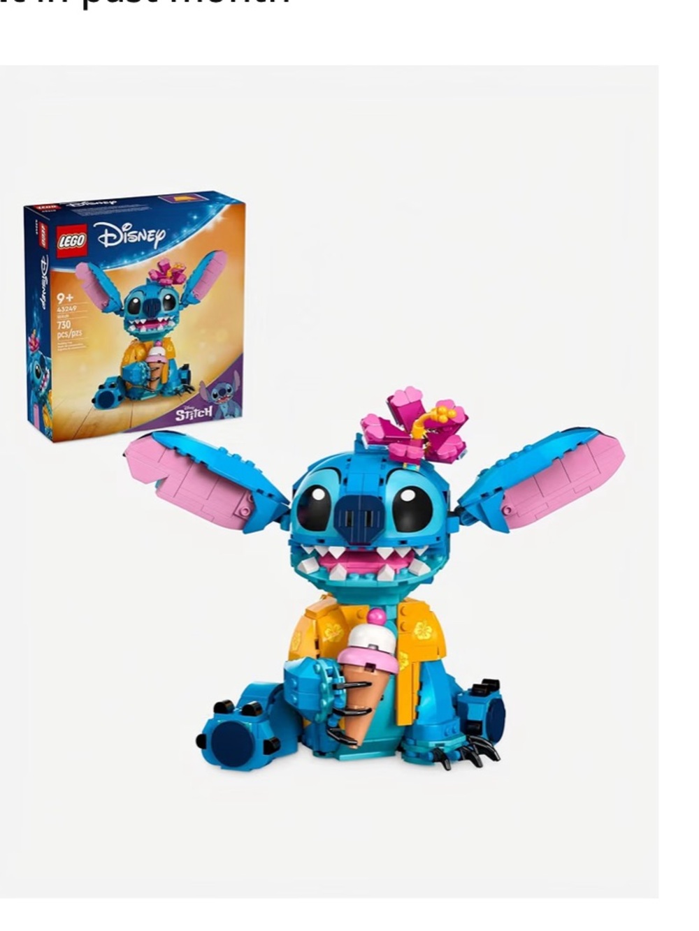 Lego Disney Stitch Figure Building Set